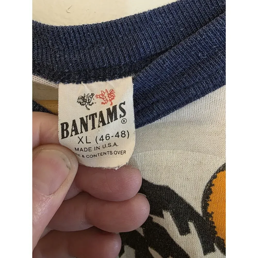 Vtg Bantam 1981 Nags Head NC Long Sleeve Shirt Size XL Retro Beach Palm Trees - Picture 3 of 7